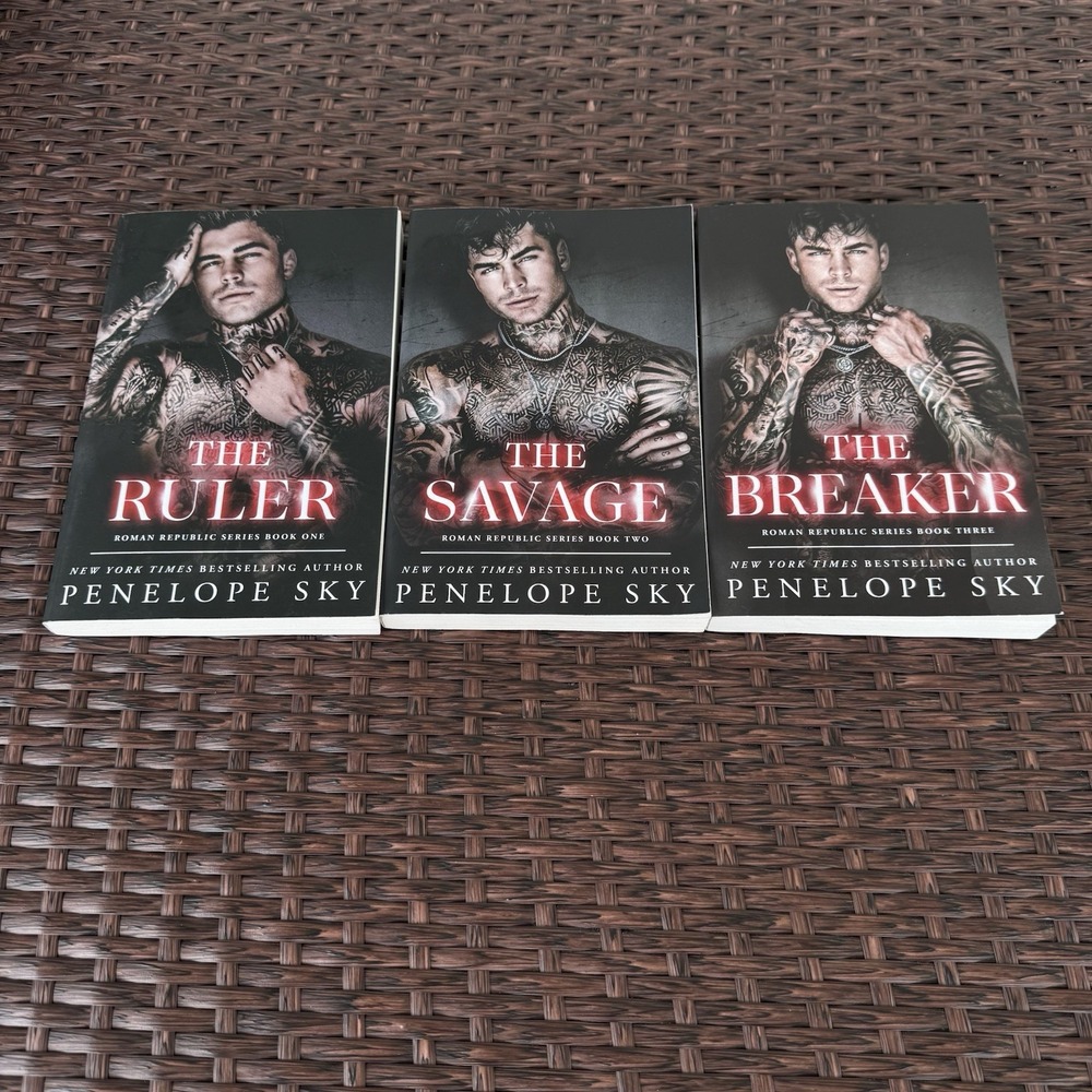 Roman Republic Series By Penelope Sky 3 Books Dark Mafia Trilogy